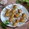 Шашлычки из шампиньонов в духовке фото