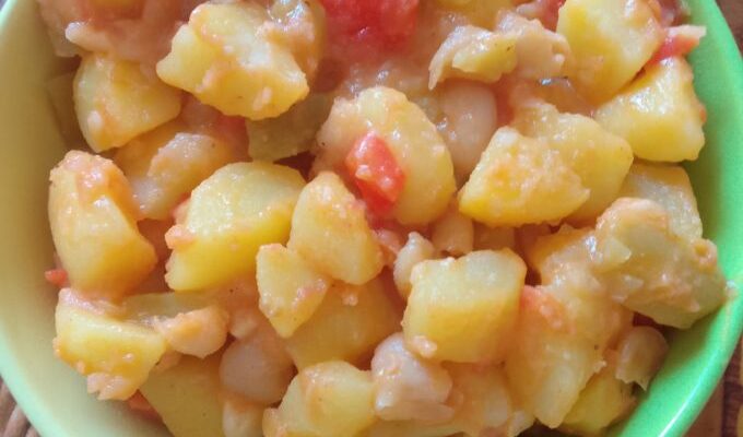 Рагу с фасолью и овощами фото